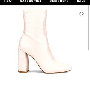 Steve Madden Cream Heeled Boots